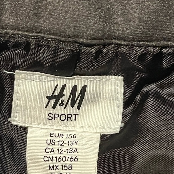 H & M Sport Black Snowboarding Pants Sz 12/13 Yr - Picture 11 of 12